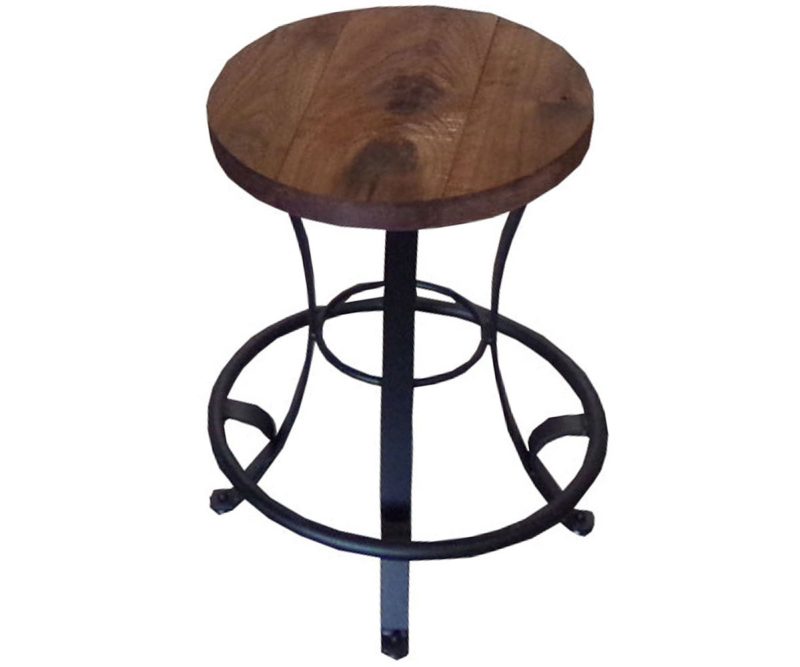 Walnut Ruff Sawn Bar Stool
