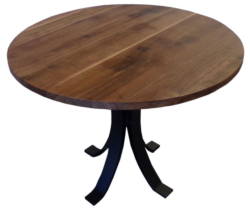 Walnut Ruff Sawn 36" Bar Table