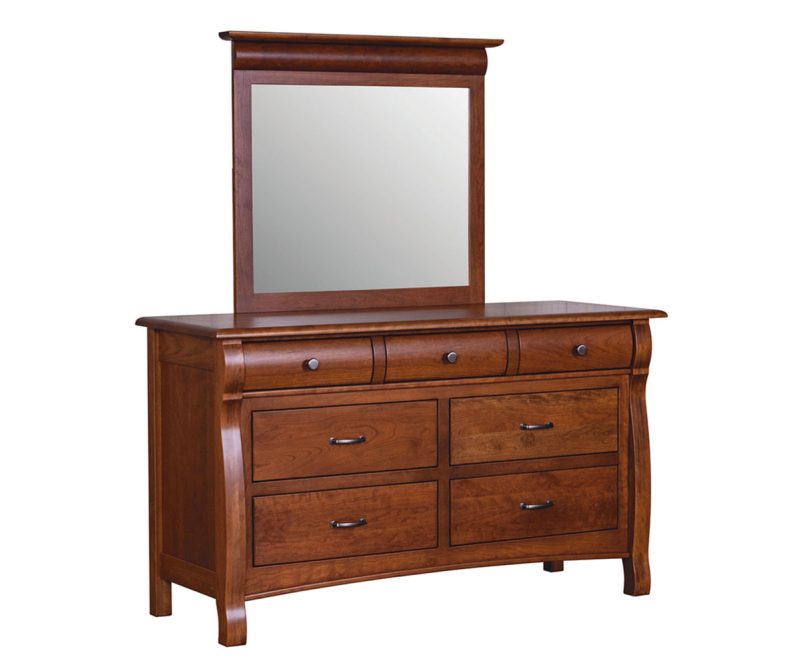 Castlebury 7 Drawer Dresser With Mirror