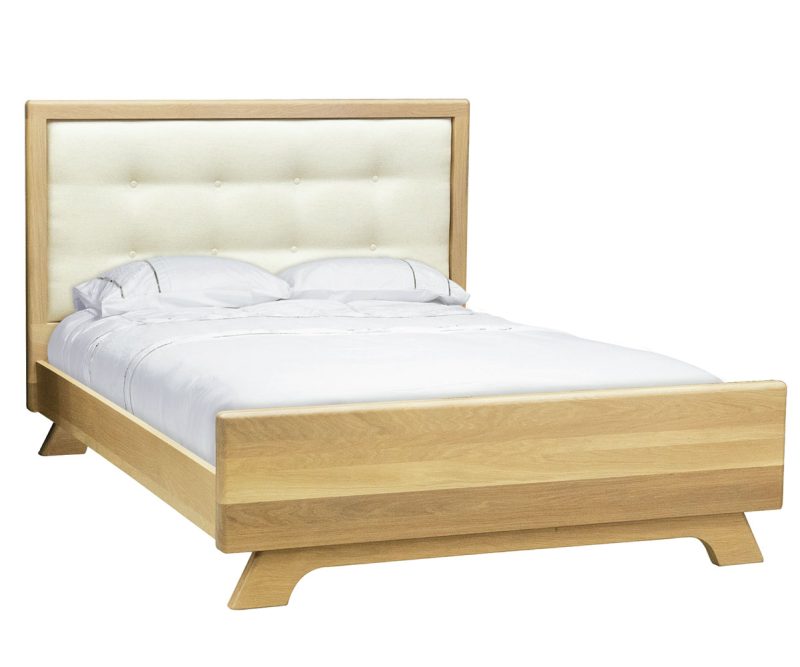 Neptune Fabric Headboard Bed