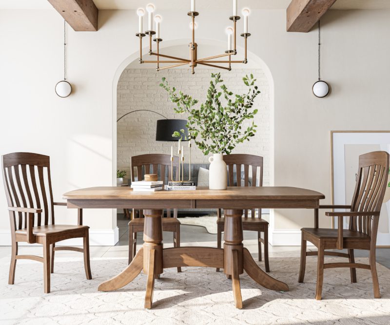 Baytown Double Pedestal Table Collection