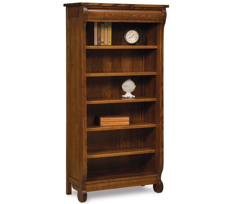 Old Classic Sleigh Bookcase - 72"H