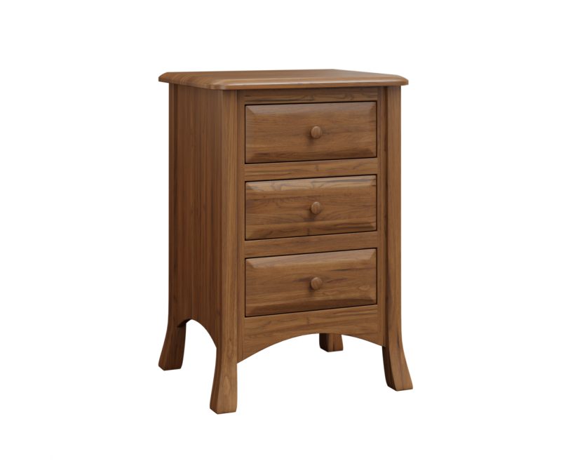 Carlisle 3 Drawer Nightstand