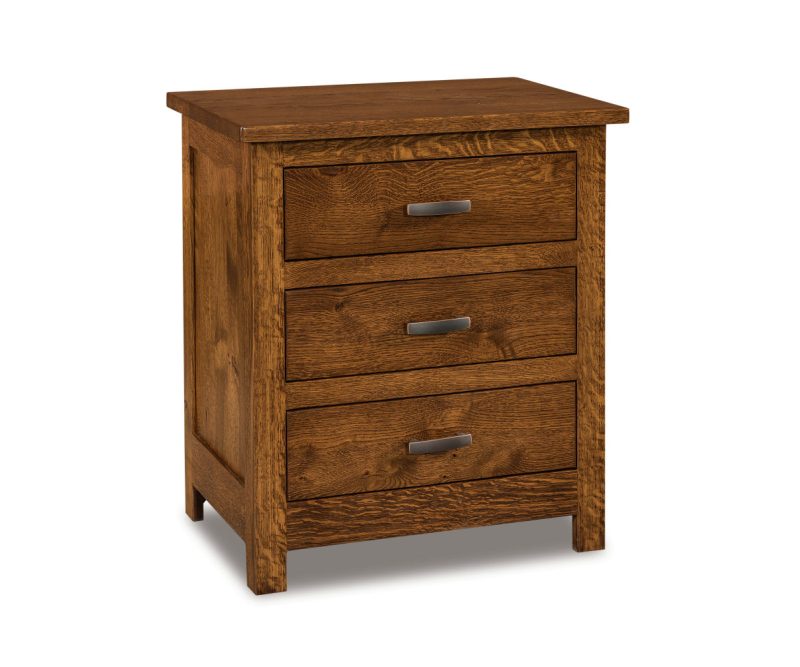 Flush Mission 3 Drawer Nightstand