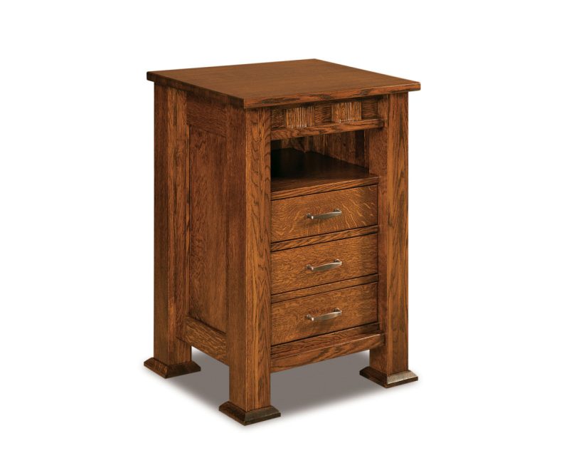 Sequoyah 3 Drawer Nightstand