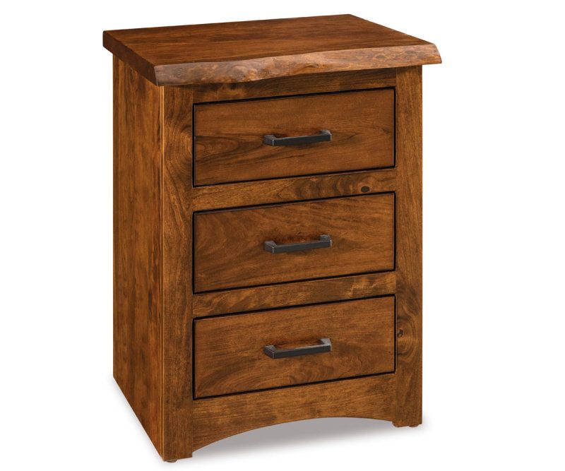 Live Wood 3 Drawer Nightstand