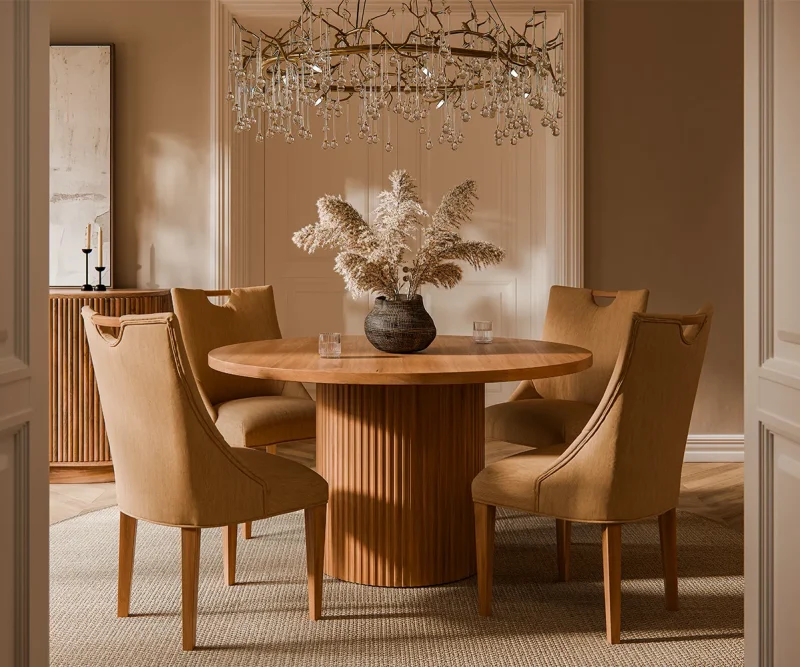 Rainier Single Pedestal Dining Collection