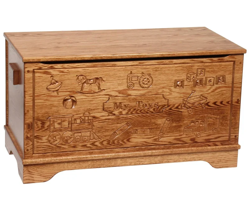 Toy Chest - Carved