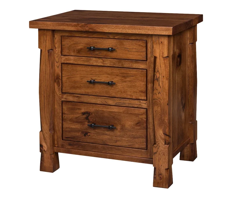 Ouray 3 Drawer Nightstand