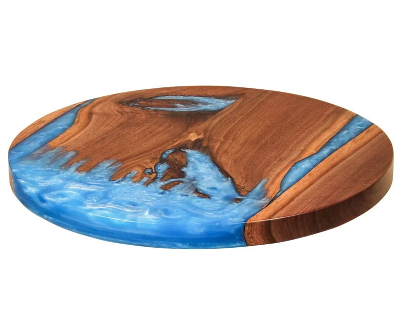 Lazy Susan Epoxy - Blue River