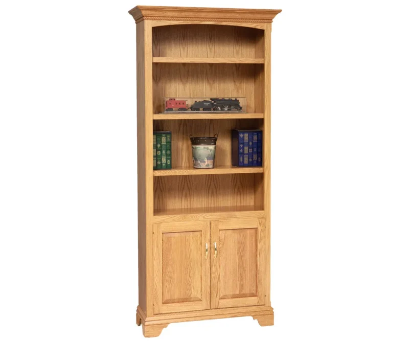 Stockton Bookcase With Doors