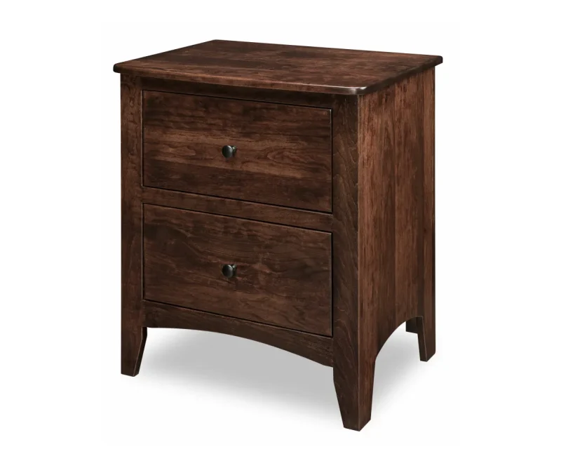 Carlston 2 Drawer Nightstand