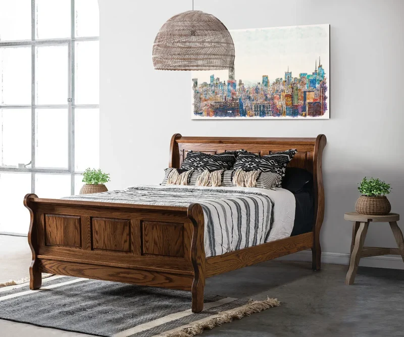 Classic Raised Panel Sleigh Bedroom Collection