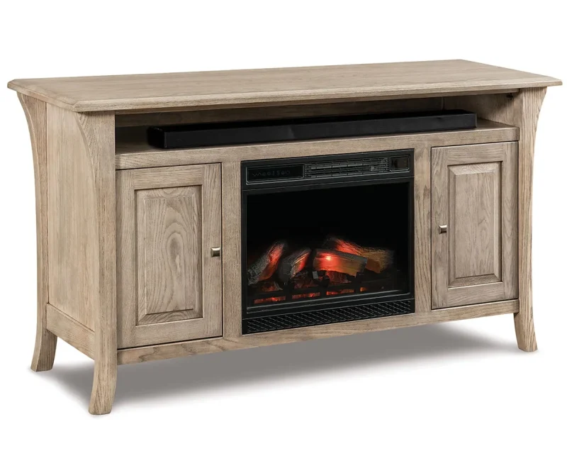 Ensenada Media Stand with Fireplace